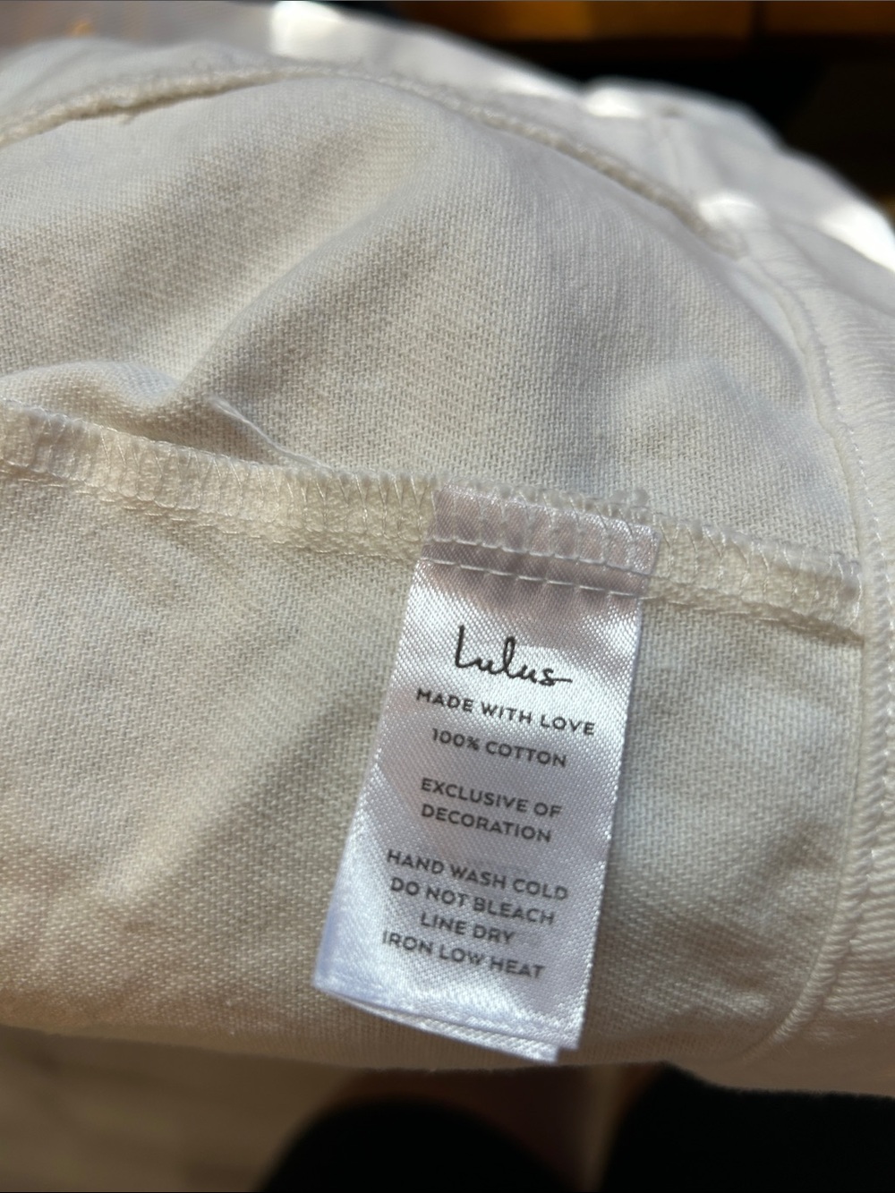 Lulu's Sparkle White Fringe 'BRIDE' Denim Jacket - Picture 4 of 4